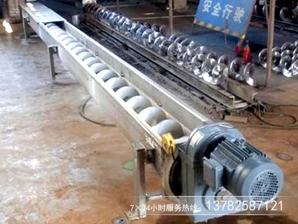 無軸螺旋輸送機使用環境惡劣，保養須謹慎