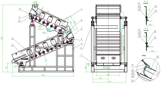 電磁振動篩圖紙 電磁振動篩圖紙