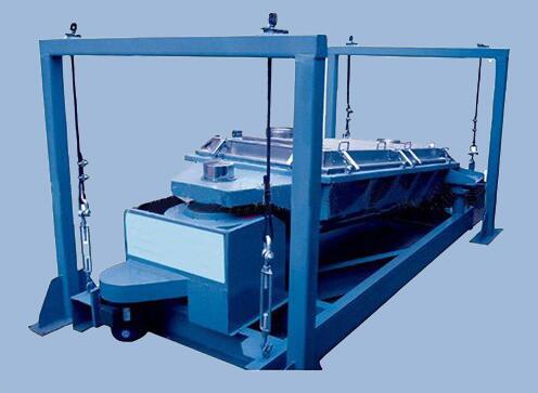 如何調整直線搖擺篩的進料裝置？